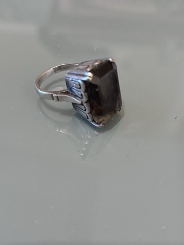 925 sterling silver - 2ct, smoky
