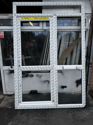 New white upvc door - new,