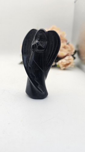 Black obsidian angel - obsidian,