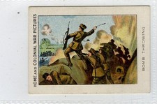 (Gd5457) Home & Colonial, War Pictures M, Bomb Throwing 1916 EX