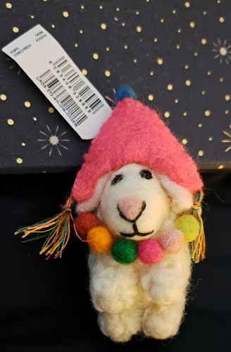 Handmade felted yak decoration - handmade,