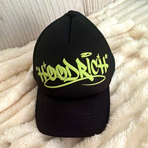 Hoodrich black mesh back - black,
