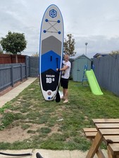 Goosehill Inflatable Stand Up Paddle Board, Premium SUP Package, 10'.6