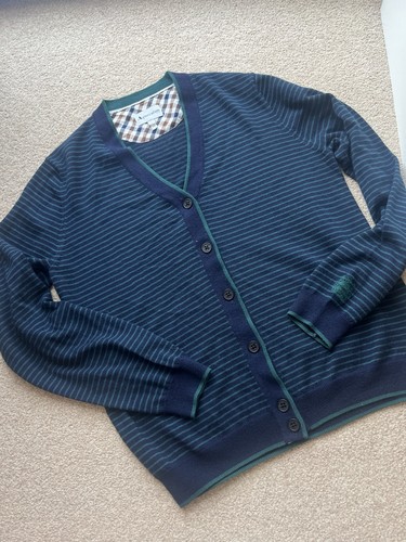 Aquascutum wool cardigan size - cardigan,