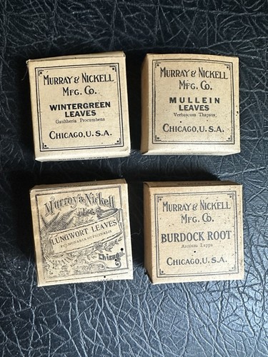 Set antique boxes herbal - boxes,