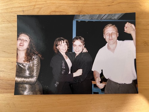 1990s curly woman handsome guy - 1990s,
