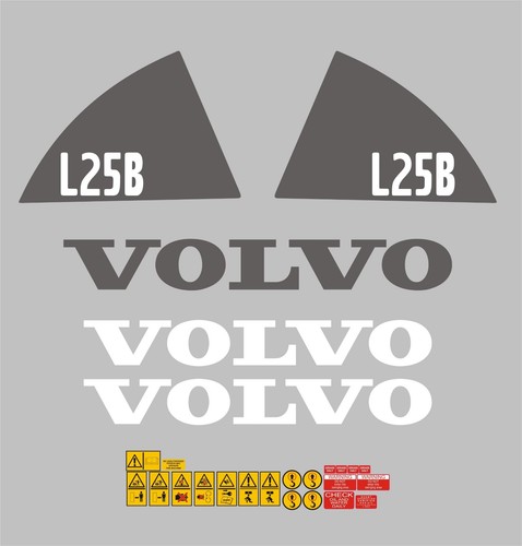 Volvo l25b mini - l25b, decal
