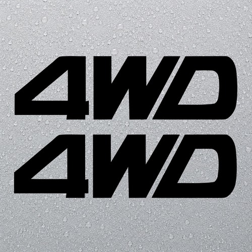 4wd four wheel drive - wheel, black