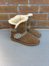 EMU Australia Northerly Lo Sheepskin Boots Brown Tan Size UK 5 EUR 38