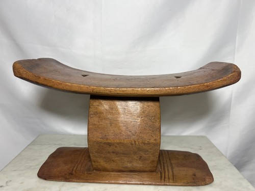 Antique ashanti stool - ashanti, hand