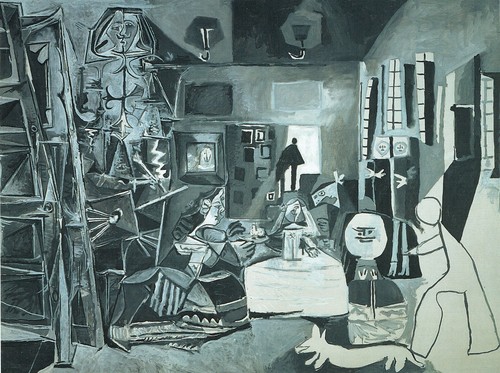 Picasso las meninas black - meninas,