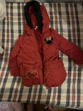 Girls Minnie Mouse Coat Size 4/5