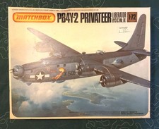 Vintage 1980s Matchbox PB4 Y-2 Privateer  1:72 scale Model Kit. PK-606