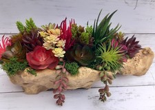 Ooak Christmas gift centrepiece table resin faux driftwood tree  root