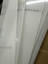 100 x CLEAR ACRYLIC NUMBER