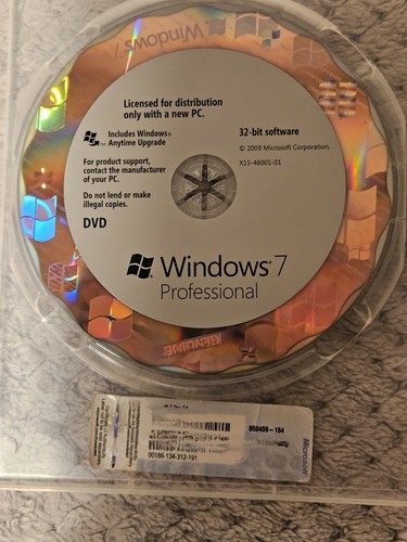 Microsoft windows - windows, 7
