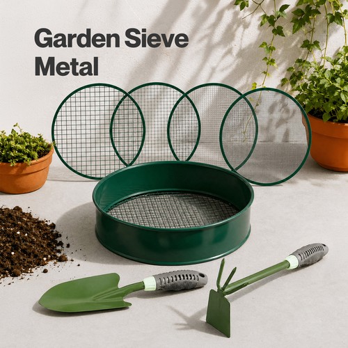 Garden sieve soil sifter set - soil,
