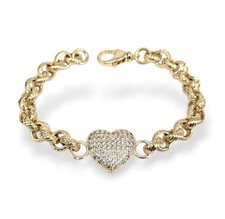 Gold Belcher Bracelet Womens