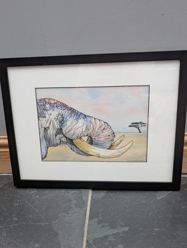 Original elephant head - original,