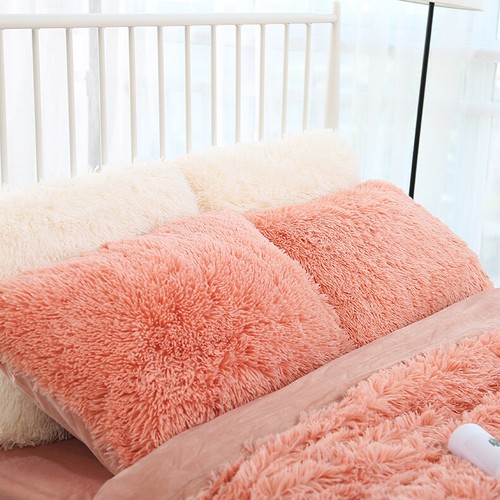 Soft plush faux fur throw - faux,