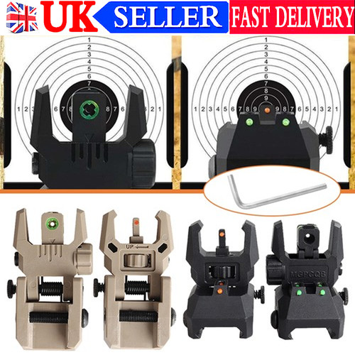 Foldable iron sights - iron, flip-up