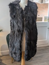 fox fur gilet