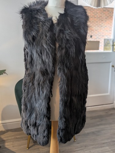 Fox fur gilet - fox,
