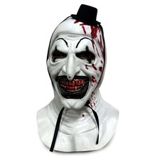 Bank Robber Latex Mask Clown Scary Cosplay Halloween Costume Terrifier Joker