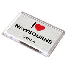 FRIDGE MAGNET - I Love Newbourne, Suffolk
