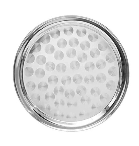 Large stainless steel round - large,
