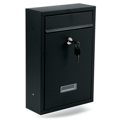 Large outdoor steel post box - post,