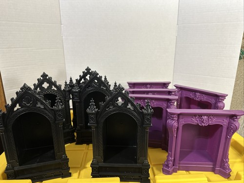 Halloween gothic fireplace - halloween,