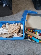 Jumbo Set Of Wooden Trains And