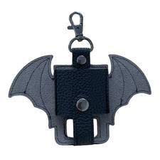 Inhaler Holder Keychain Inhaler Case Carrying Pouch Halloween Bat efficiently