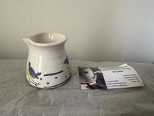 Lisa Smith Pottery Isle Of Wight Small Studio Pottery Blue Tit Creamer 6cms high