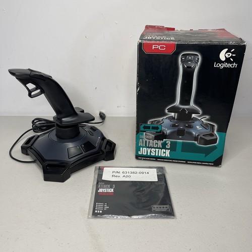 Logitech attack joystick usb - attack, 3