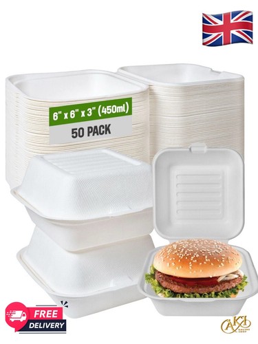 Small burger boxes white - small,