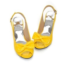 2025 Ladies Shoes Peep Toe Bowknot Kitten Buckle Sandals New Heels Slingbacks UK