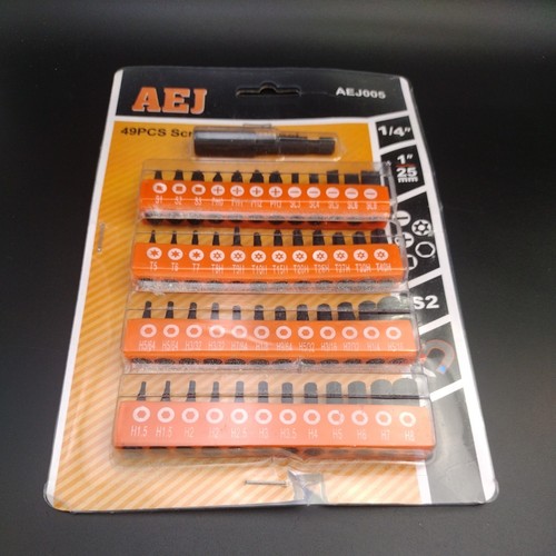 Pack screwdriver bit - 49-pack, set