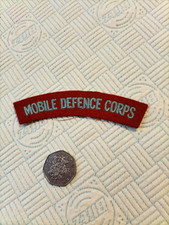 Mobile Defence Corps cloth badge