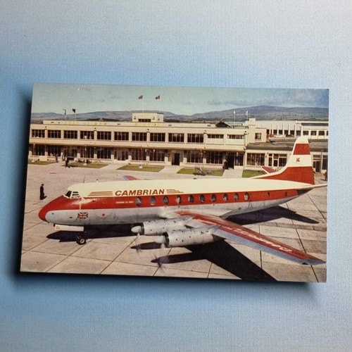 Commercial aircraft postcard - commercial,