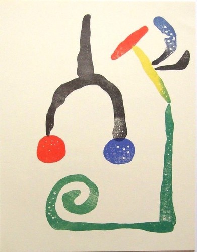 Joan miro mounted vintage - joan,