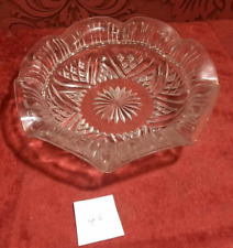 ANTIQUE/VINTAGE GLASS FRUIT BOWL,GREAT CONDITION 10 inch Diameter.