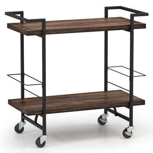 Tier kitchen mobile - 2-tier, mobile cart