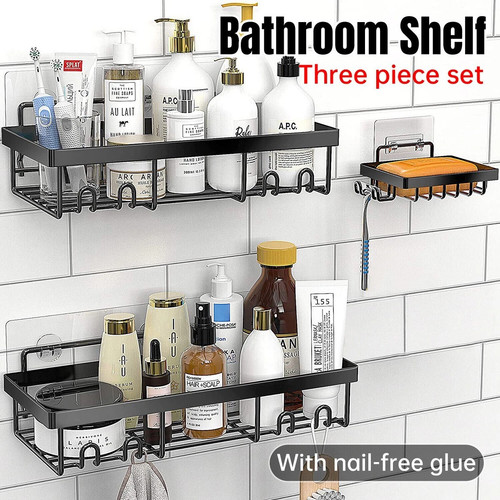 3pcs shower caddy - 3pcs, no