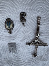 Religious Medals and Pendants Collection 17 Items In Total