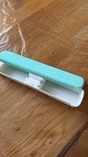 Cutlery box with sliding lock lid and insert
