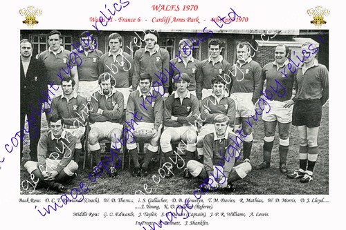 Wales 1970 rugby team - wales,