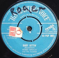Bobby Angelo And The Tuxedos – Baby Sittin - His Master's Voice (1961)