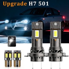 White Led H7 Headlight Bulbs